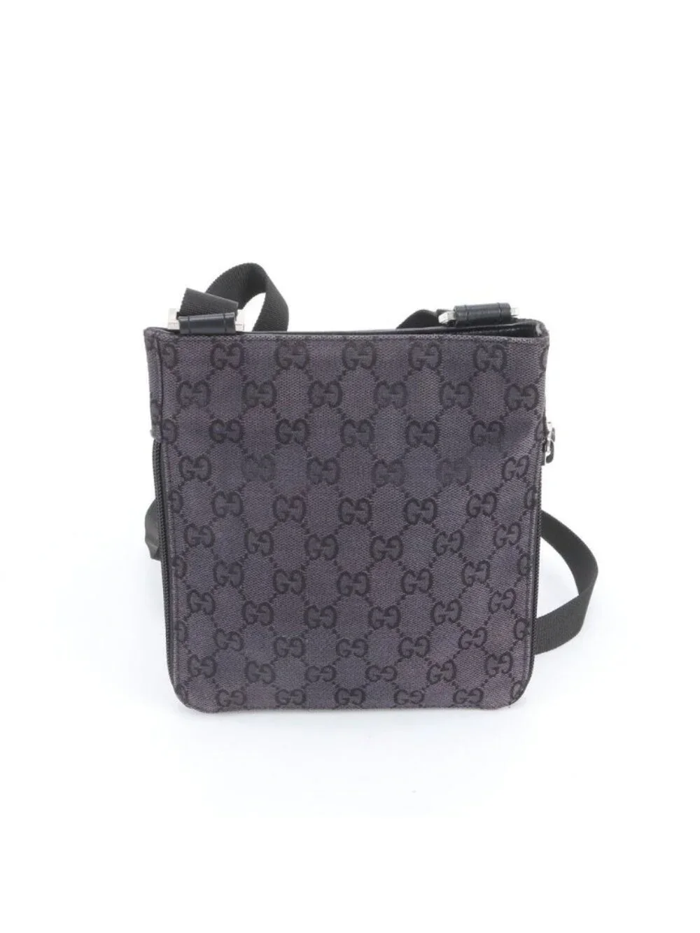 Gucci GG Canvas Leather Shoulder Bag Crossbody Messenger Business